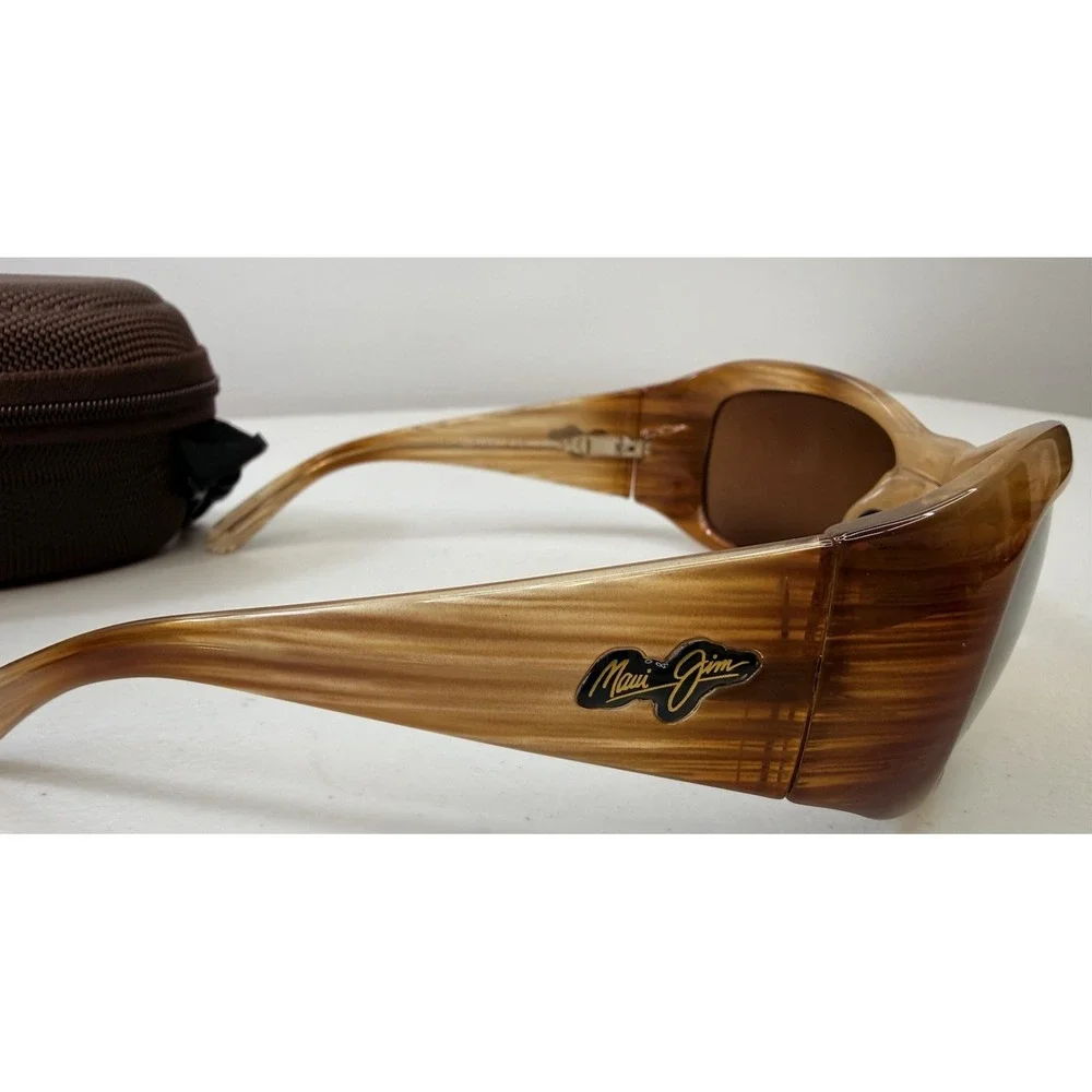 Maui Jim Hibiscus MJ 134-22 Polarized Wrap Sunglasses Set